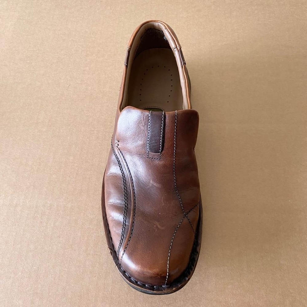 Clarks Loafers Escalade Step Slip-On Leather Upper Shoes - Picture 2 of 9
